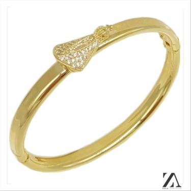 Imagem de Bracelete Tubo LIso Nossa Senhora - Zaila Semijoias