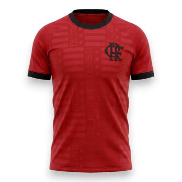 Imagem de Camisa Flamengo Infantil Legado Rubro Negra Confortável Crf