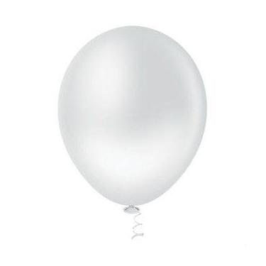 Imagem de Balão Pic Pic Latex N7 Liso Festa Decoraçao C/50Unidades, Branco