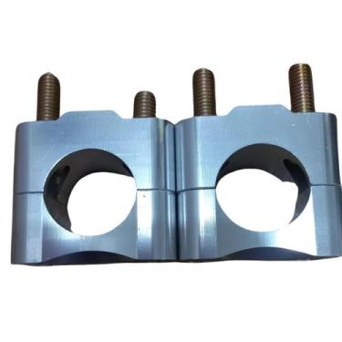 Imagem de Adaptador de guidao ims usinado prata off road