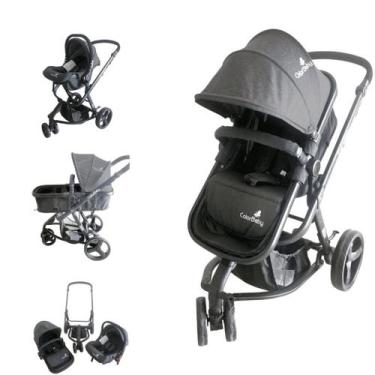 Imagem de Carrinho De Bebê Travel System Evolution Color Baby 3 Em 1