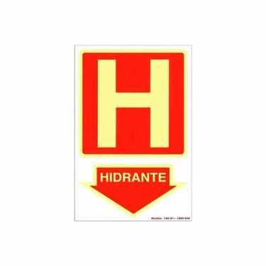 Imagem de Placa Hidrante 20 x 30 Cm - Sinalize