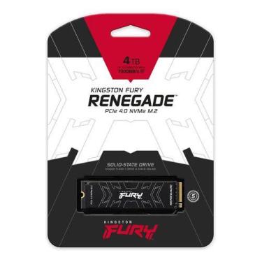 Imagem de Ssd Kingston Fury Renegade 4tb Sfyrd/4000g Preto Preto