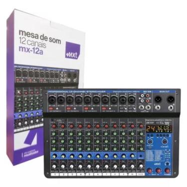 Imagem de Mesa De Som Mxt Mx-12A 12 Canais Combo Interface com Efeitos