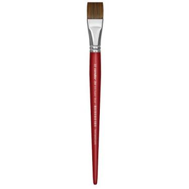 Imagem de Pincel Chato Sintética Cabo Longo Vermelho 284 Condor, 22