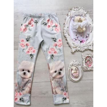 Imagem de Calça legging infantil menina Fofuxo Yoyo, Esmeralda, 8
