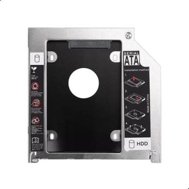 Imagem de Case Adaptador Caddy 2 Hd Ssd/dvd P/ Notebook 9,5MM KPHD010 - KNUP