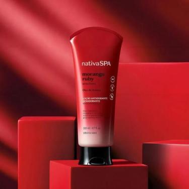 Imagem de Loção Antioxidante Nativa Spa Morango Ruby 200ml - Boticário