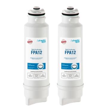 Imagem de Kit 02 Refil para Filtro de Água Planeta Água FPA12 Compatível Electrolux PA10N PA20G PA25G PA30G PA40G 4000L