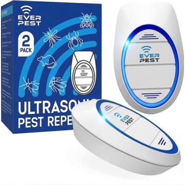Imagem de Repelente Ultrassônico de Pragas Ever Pest 2 Unidades para Uso Interno