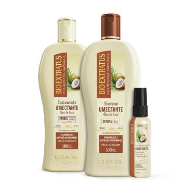 Imagem de Kit Bio Extratus Umectante Shampoo, Condicionador e Óleo Cremoso (500m