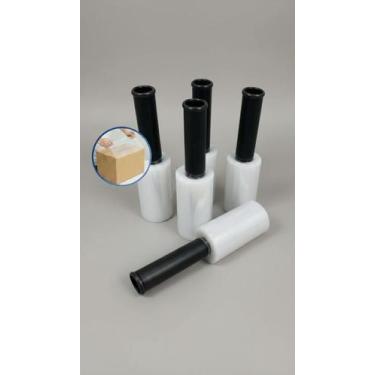 Imagem de Kit 5 Rolos Filme Stretch 100m Proteção e Embalagem - Congratulations 