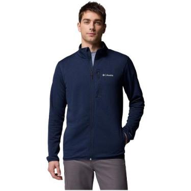 Imagem de Jaqueta Columbia Essential Hike Grid Fleece Collegiate Navy, Collegiat