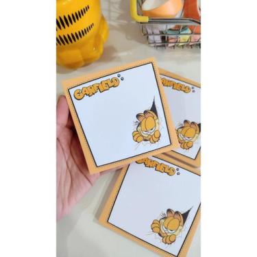 Imagem de Bloco recado garfield - Mania de Folia