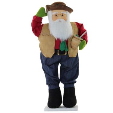 Imagem de Boneco Natal Papai Noel Gaúcho Natalino 80cm