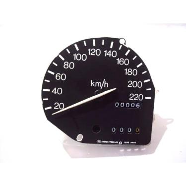 Imagem de Ford Courier Fiesta Velocímetro (fundo Preto) Orignal Cor:Preto