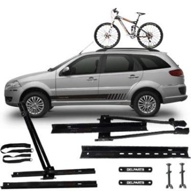 Imagem de Transbike Novo Suporte Rack Teto Para 1 Bike Fiat Palio Weekend