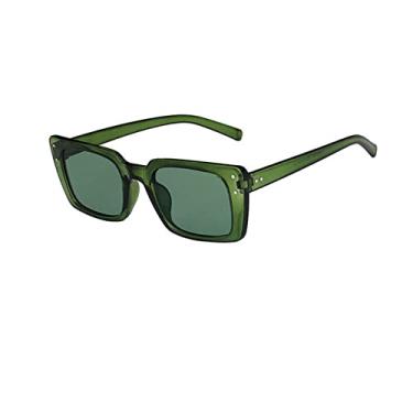 Imagem de Fashion Luxury Women's Sunglasses Square Classic Outdoor Driving Glasses Retro Rectangular Sun glasses Summer,olive green green,china