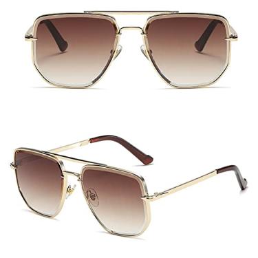 Imagem de Fashion Cool Men Driving Glasses Goggle Summer Style Gradient Sunglasses Vintage Pilot Sun Glasses Punk Oculos De Sol,7001 C5,china