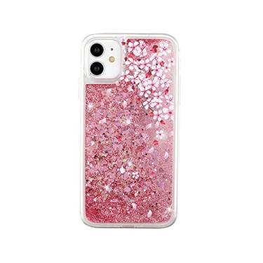 Imagem de OIOMAGPIE Capa de telefone criativa de pulseira de borboleta de flor brilhante de areia movediça para Samsung Galaxy A71 A51 A41 A31 A21 A11 A9 2018 4G 5G, capa traseira macia de silicone (Petal, A31)
