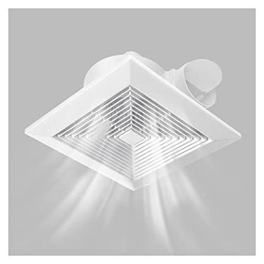 Imagem de Fã exausto Ventilador de ventilador silencioso para o tipo de teto do banheiro duto exaustão Volte espiral ducto quadrado quadrado clássico clássico exaustor Ventiladores de ventilação