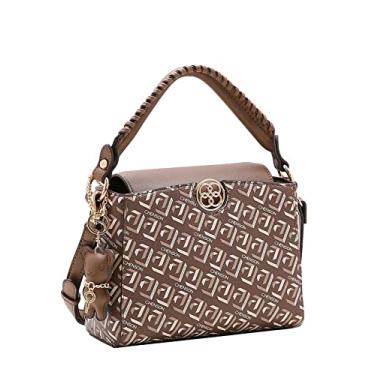 Imagem de Bolsa Tote Transversal Feminina Chenson Art Monograma 83730 Cor:Marrom