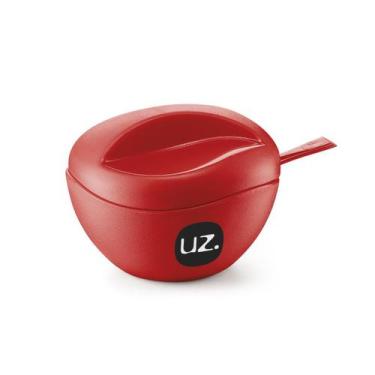 Imagem de Açucareiro Sólido Com Colher Vermelho Uz141vm Uz