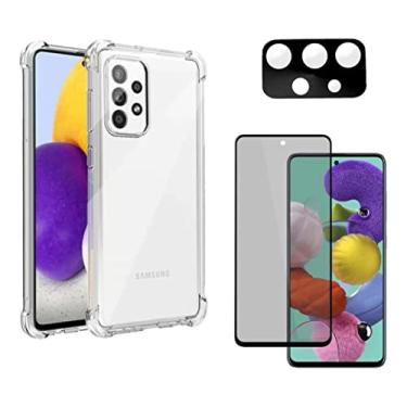 Imagem de Capa Capinha Para Galaxy A23 + Película Privacidade + Pelicula de Câmera - (HARD GLASS STORE)