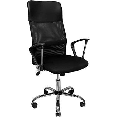 Imagem de Cadeira Presidente Ergonômica Giratória Preta