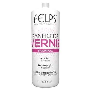 Imagem de Shampoo Banho De Verniz Extra Brilho 1L - Felps - Felps Professional