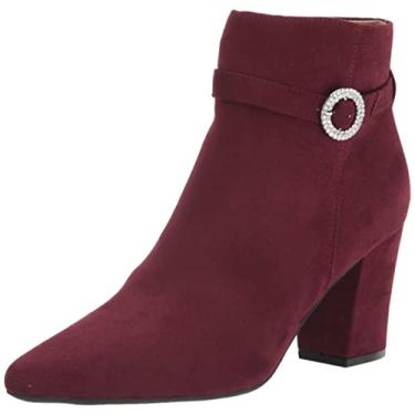 Imagem de LifeStride Bota feminina Sparkle Ankle Boot, Pinot Noir, 6.5
