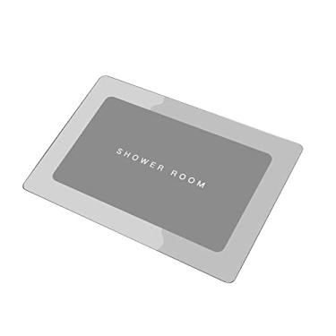 Imagem de SHENGANG Tapete de Banho Absorvente Tapetes de Banheiro de Secagem Rápida Entrada antiderrapante Tapetes de Pele Tapete Higiênico, 2,40x60cm