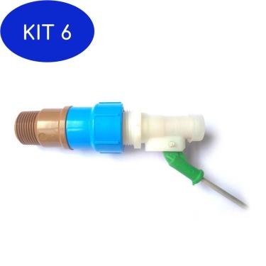 Imagem de Kit 6 Válvula De Retenção Caixa Boia Hidrometro Anti Retorno