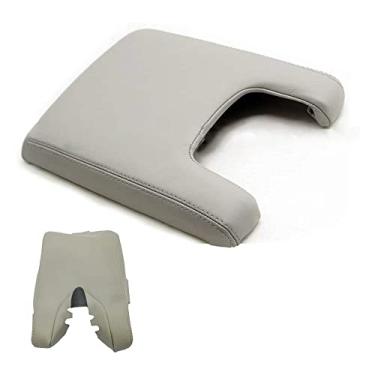 Imagem de DSparts centro console tampa apoio de braço couro adequado para Acura TL 2009-2012 peça de couro apenas cinza