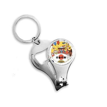 Imagem de Alicate de unha tradicional japonês local cultural chaveiro abridor de garrafas cortador