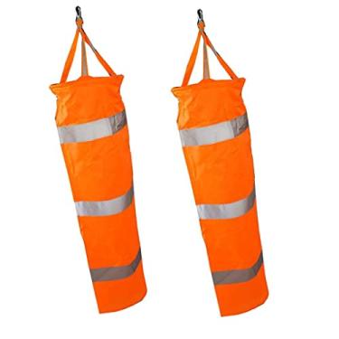 Imagem de Fenteer 2x Biruta Vento Externa com Argolas Refletoras