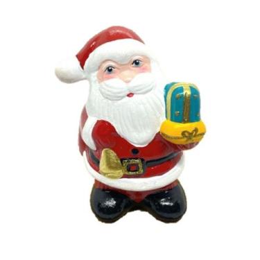 Imagem de Papai Noel Enfeite Decoracao Mesa De Natal Ceramica Pequeno - Hp Decor