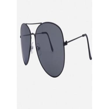 Imagem de Óculos De Sol Uva Aviador Grande Preto - Palas Eyewear