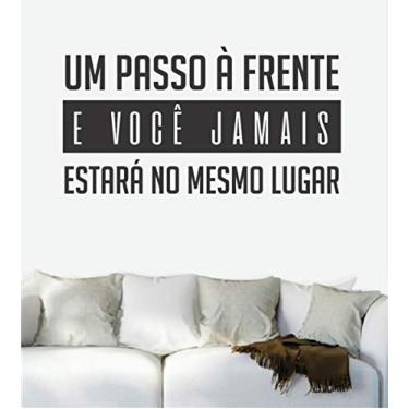 Imagem de Adesivo de parede frase motivacional tamanho 50cmx80cm