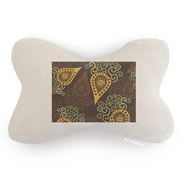 Imagem de DIYthinker Almofada para decoração de pescoço com estampa de rabanete colorido para decoração de carro, almofada para apoio de cabeça