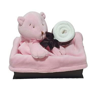 Imagem de Kit Presente Baby Minha Primeira Naninha Rosa - 2 peças