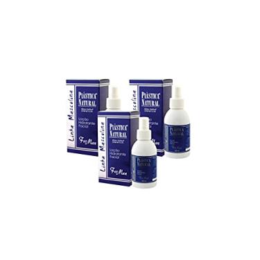Imagem de Eloisa Medina kit c/3 loções Plastica Natural For Man 120ml