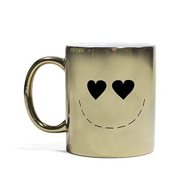 Imagem de Caneca Dia dos Namorados Espelhada Olhos Apaixonados