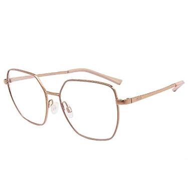 Imagem de Óculos de Grau Grazi Feminino Quadrado GZ1014