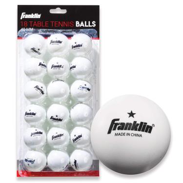 Imagem de Franklin Sports Bolas de tênis de mesa – Tamanho e peso oficiais de bolas de tênis de mesa de 40 mm – Bolas profissionais de uma estrela