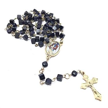 Imagem de Terço Pai Das Misericórdias Contas De Vidro