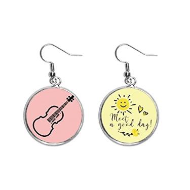 Imagem de Brinco de flor de sol com melodia de violino da música