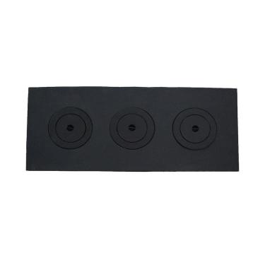 Imagem de Chapa Redução Em Ferro Para Fogão A Lenha 3 Furos 117X50Cm