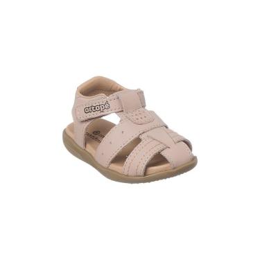 Imagem de Sandália Infantil Masculina Ortopé Autentica Couro Casual