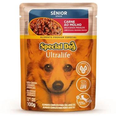 Imagem de Sachê Special Dog Ultralife Para Cães Sênior Raças Pequenas Sabor Carn
